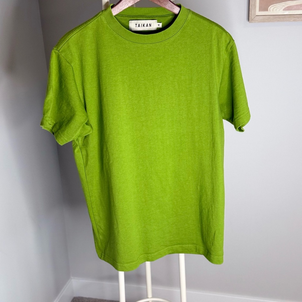 Taikan- Green Short Sleeve oversized Tee